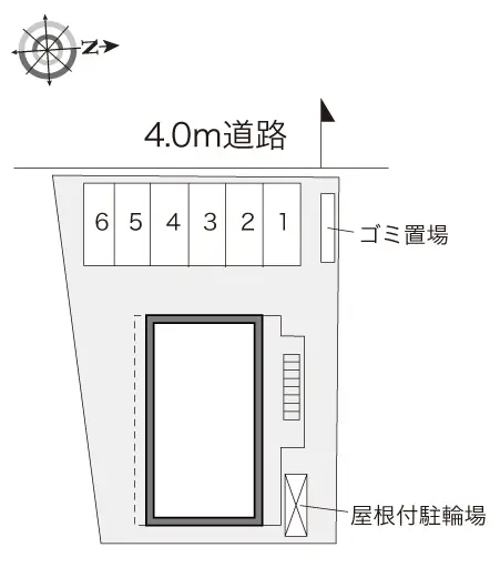 ★手数料０円★日野市日野　月極駐車場（LP）